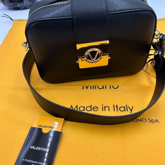 Women's Valentino by Mario Babette bonbon Leather Crossbody bag made in Italy - Picture 10 of 16